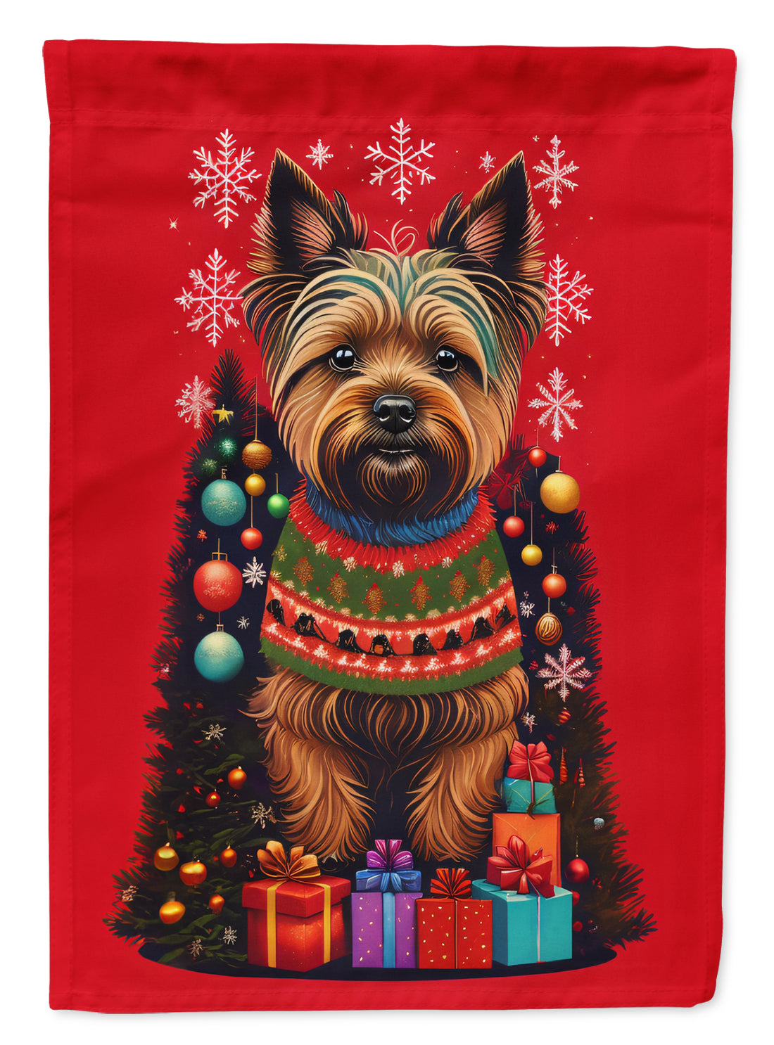 Buy this Cairn Terrier Holiday Christmas Garden Flag