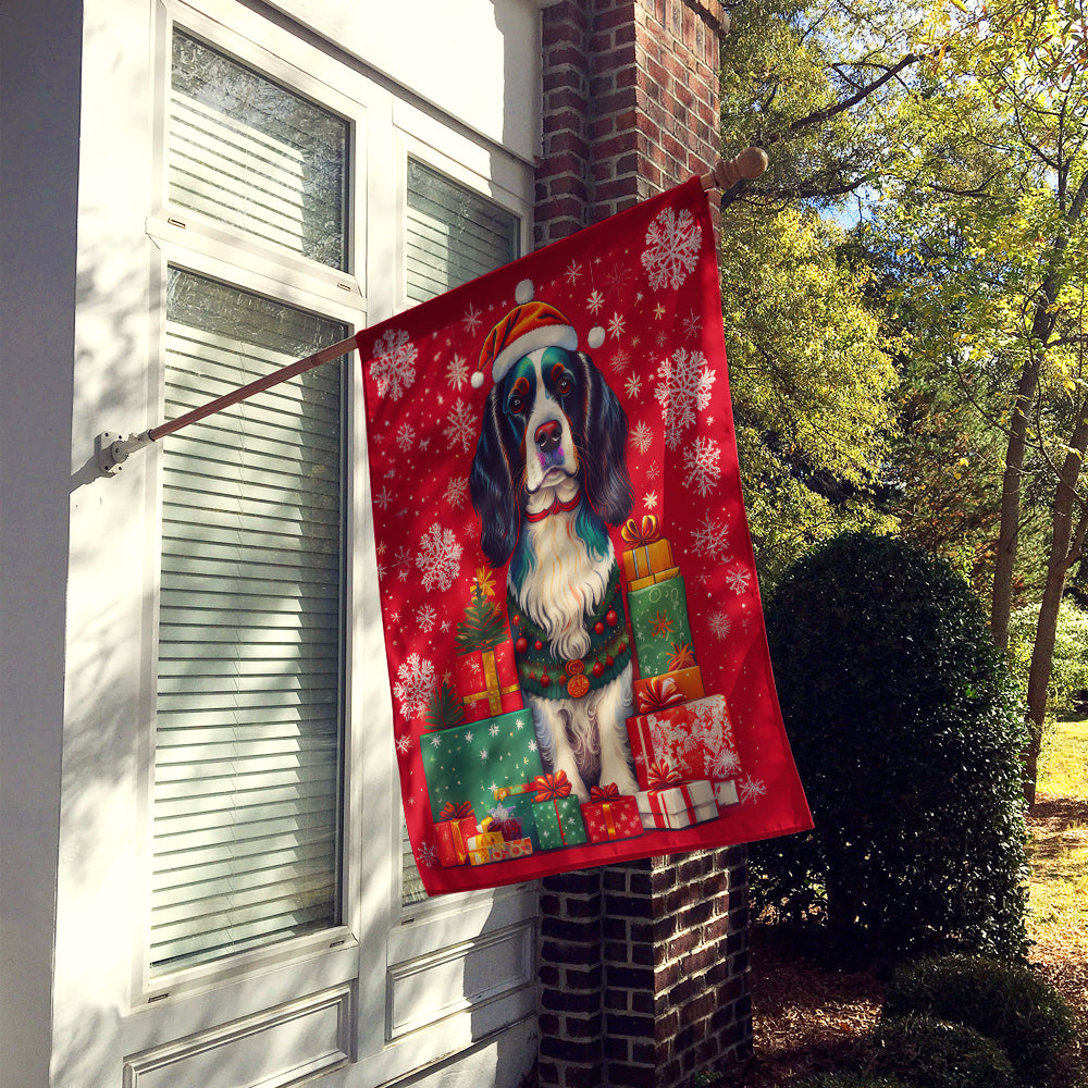 Buy this English Springer Spaniel Holiday Christmas House Flag