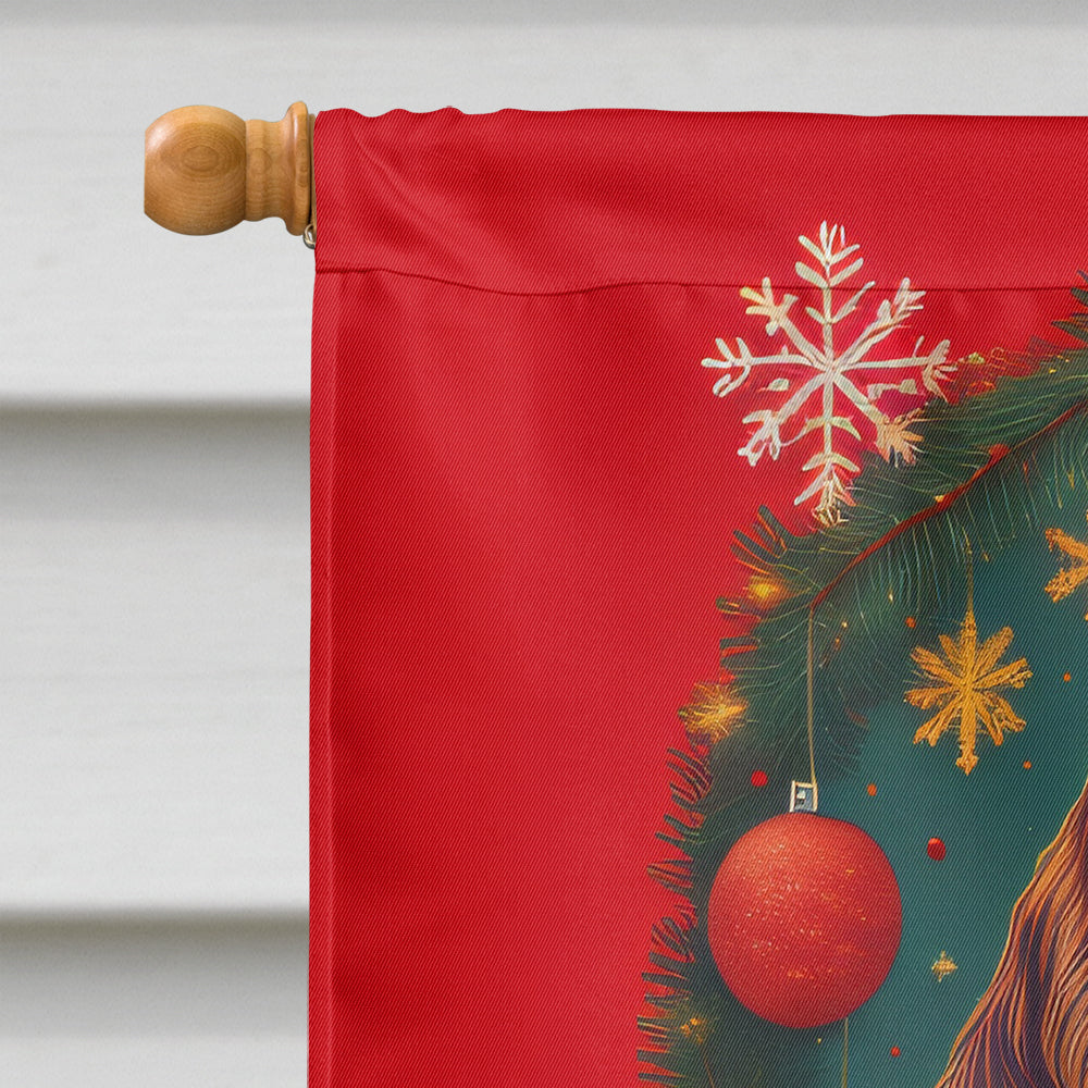Field Spaniel Holiday Christmas House Flag