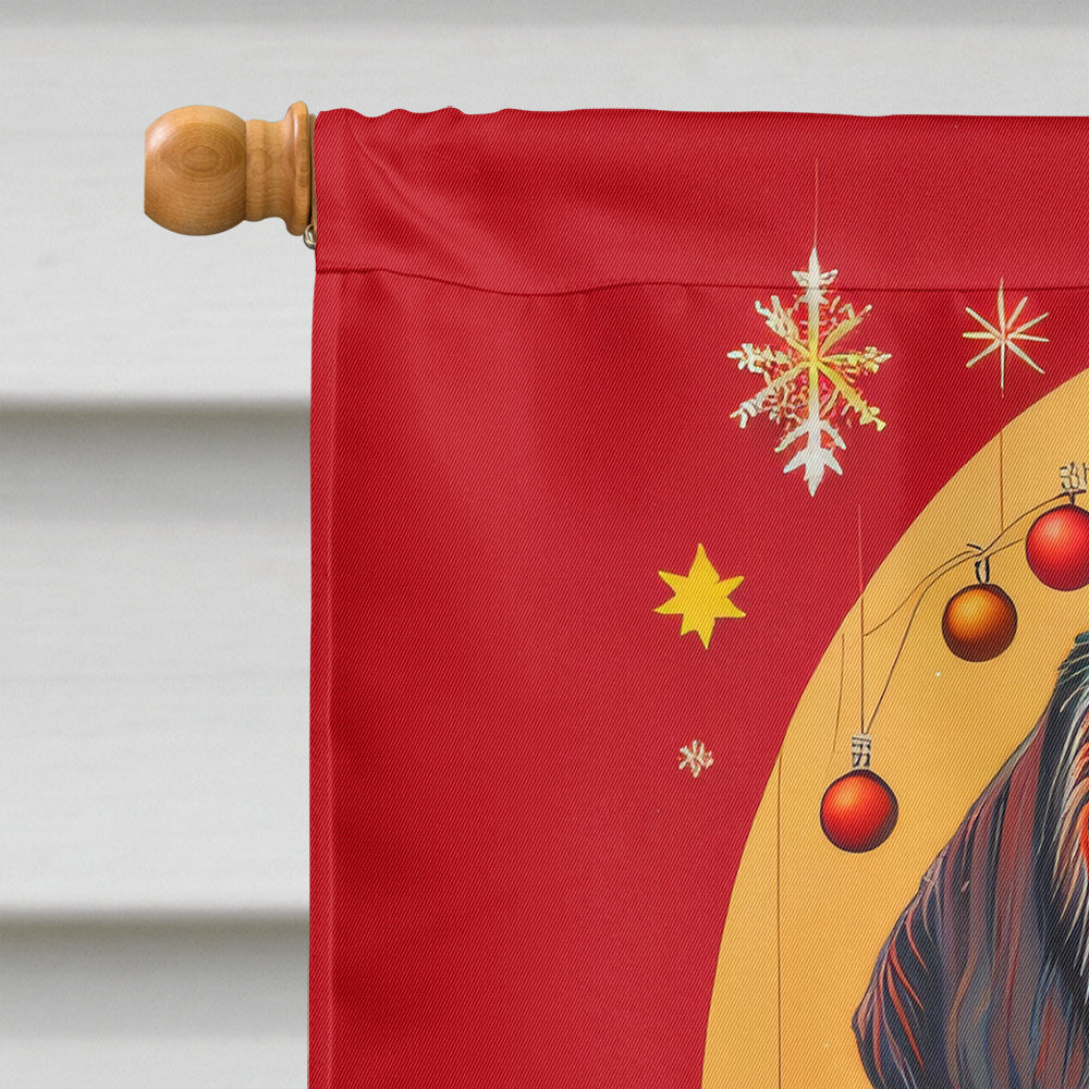 German Wirehaired Pointer Holiday Christmas House Flag