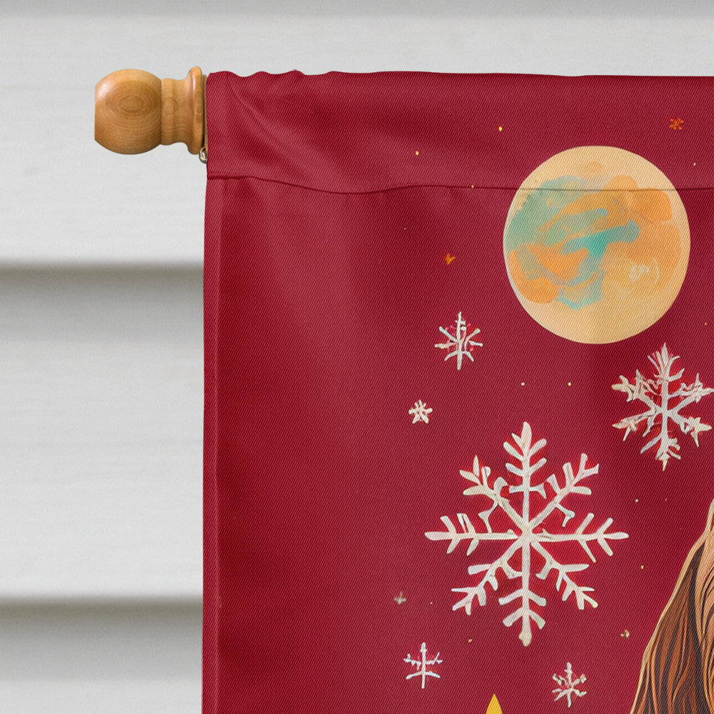 Otterhound Holiday Christmas House Flag