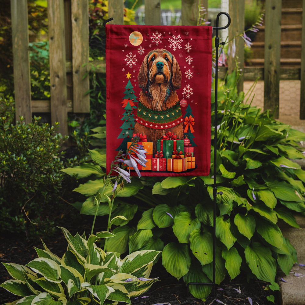 Otterhound Holiday Christmas Garden Flag