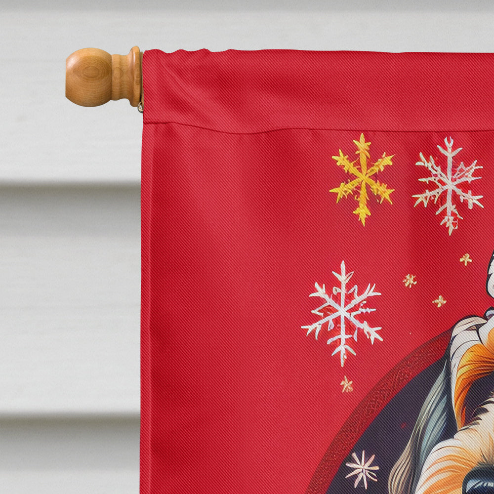 Sealyham Terrier Holiday Christmas House Flag
