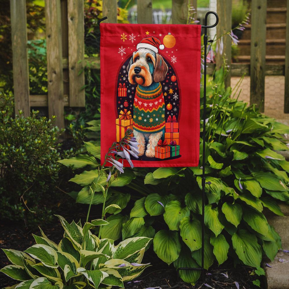 Sealyham Terrier Holiday Christmas Garden Flag