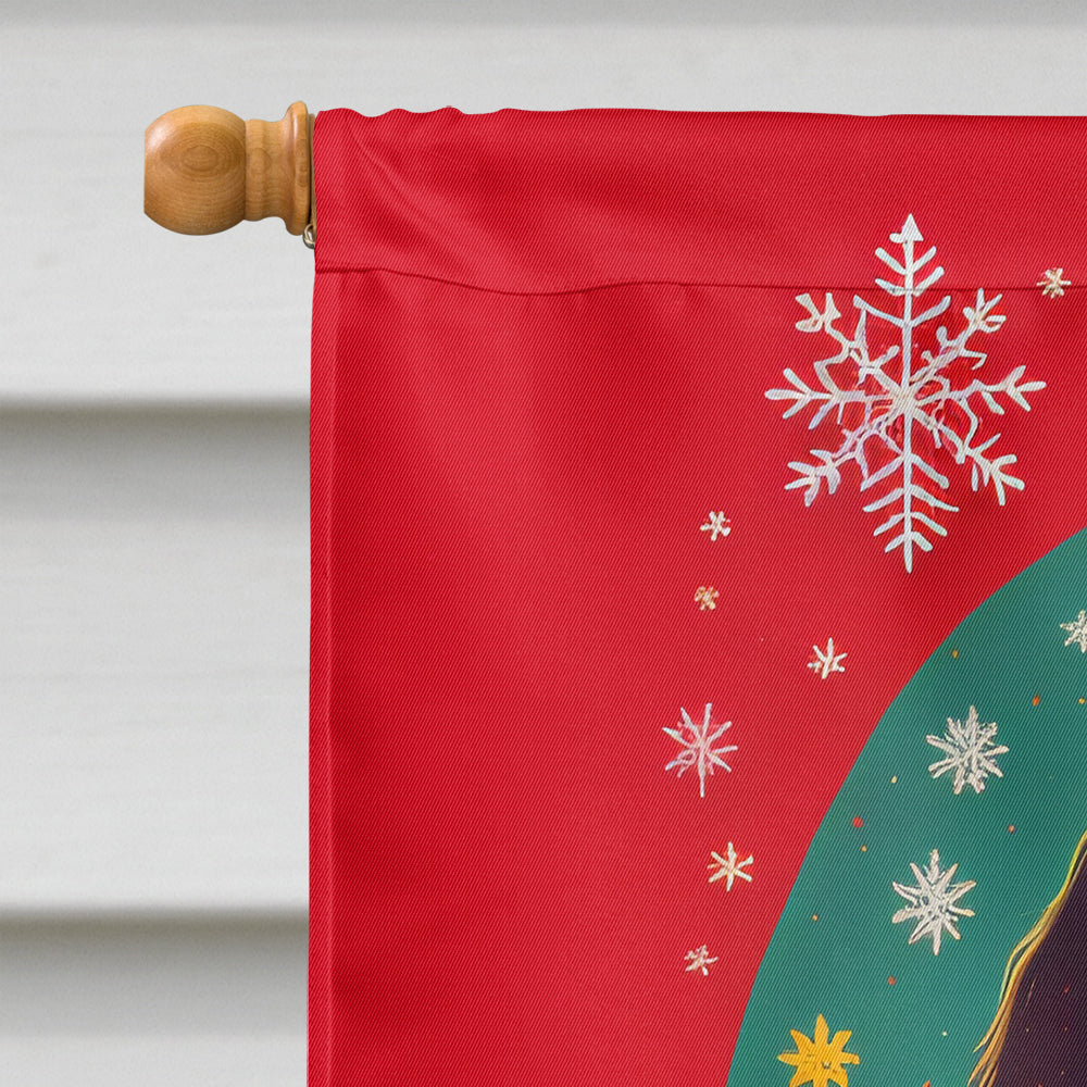 Welsh Springer Spaniel Holiday Christmas House Flag