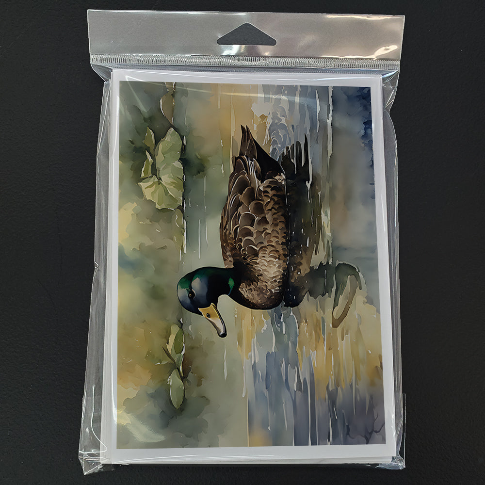 American Black Duck Greeting Cards Pack of 8