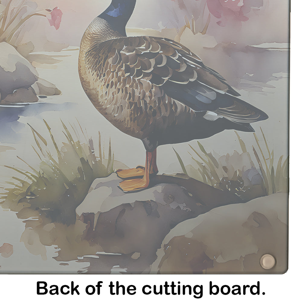 American Black Duck Glass Cutting Board