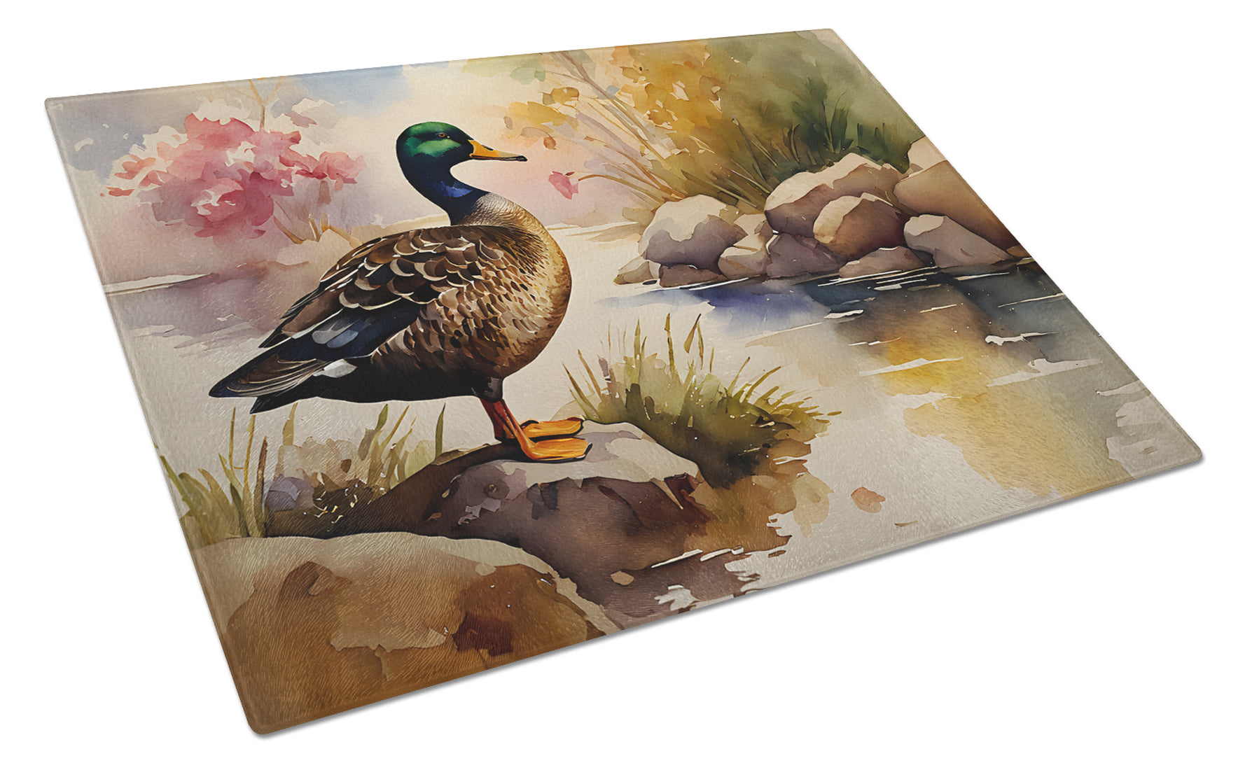Buy this American Black Duck Glass Cutting Board