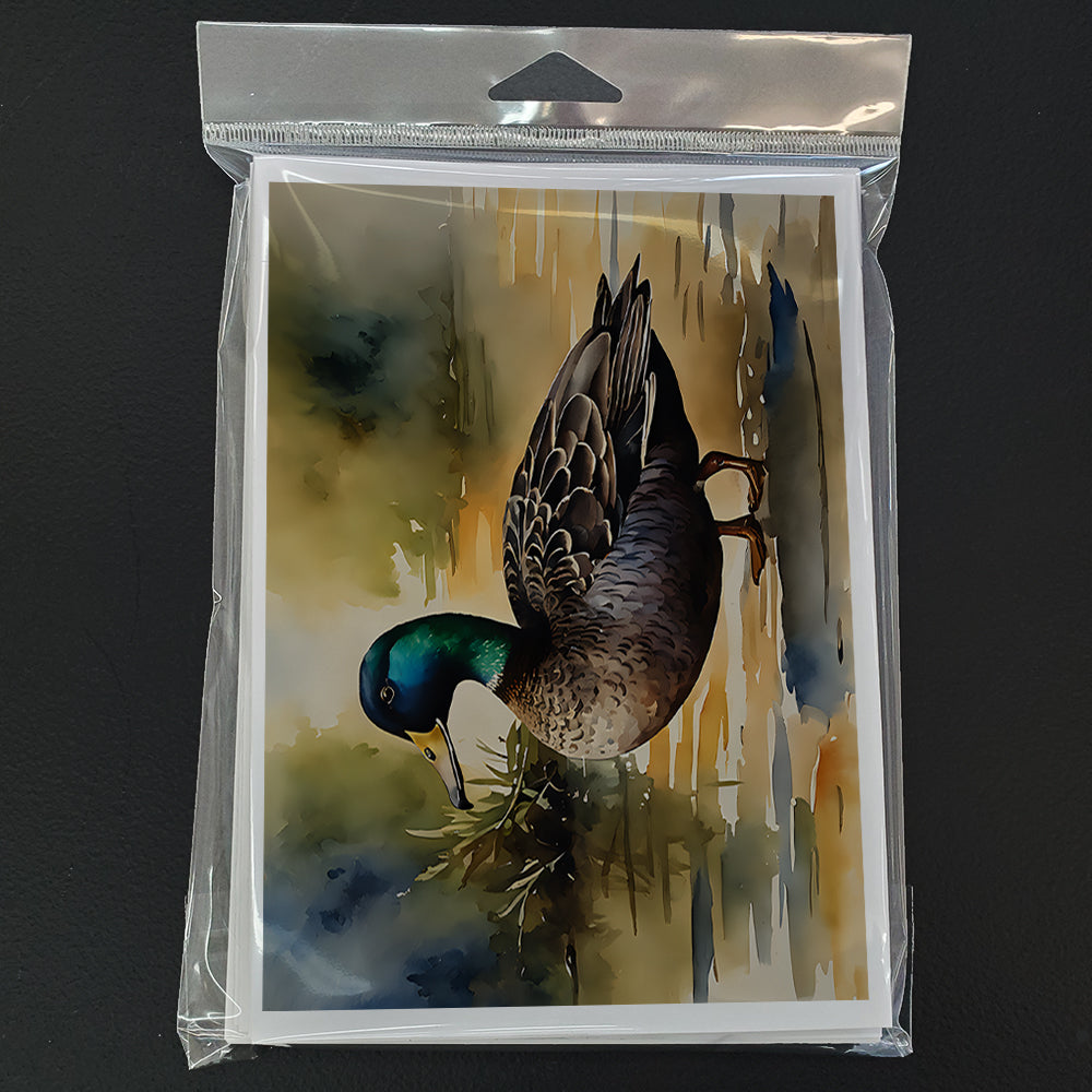 American Black Duck Greeting Cards Pack of 8