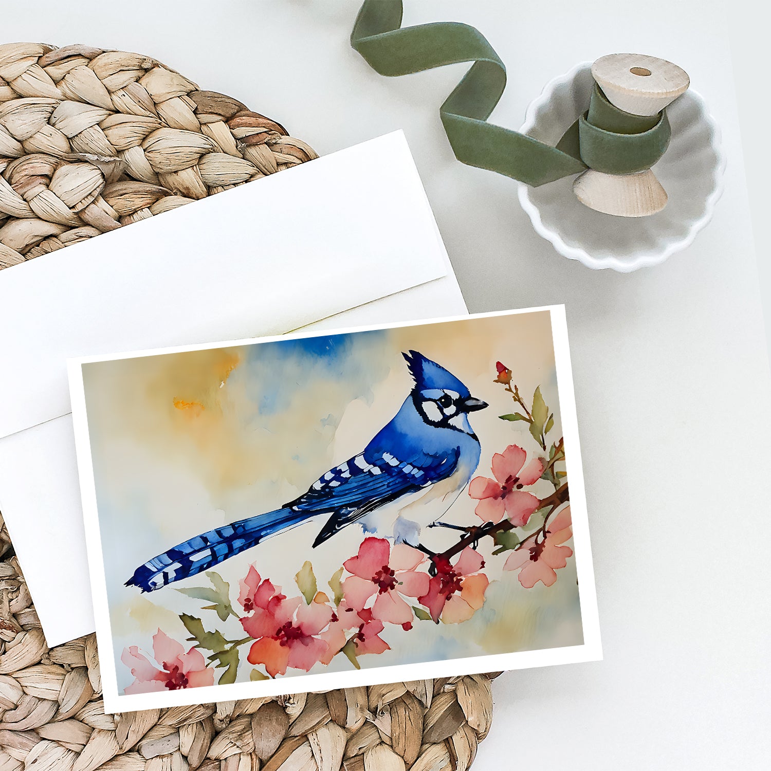 Blue Jay Greeting Cards Pack of 8