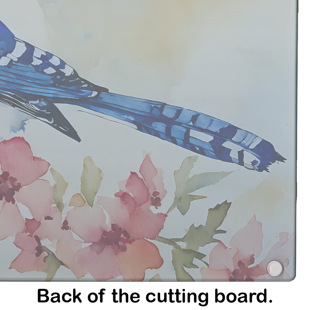 Blue Jay Glass Cutting Board
