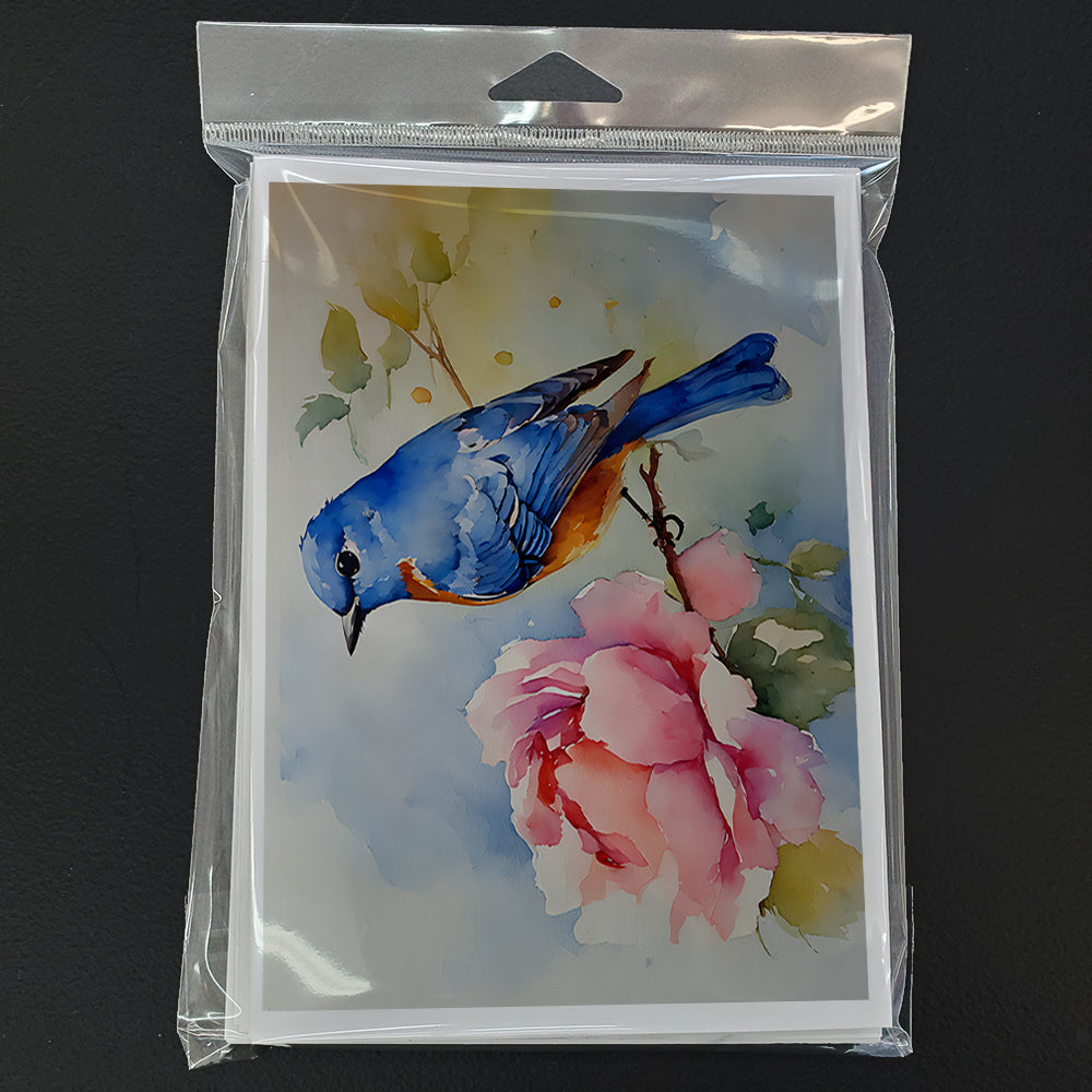 Bluebird Greeting Cards Pack of 8