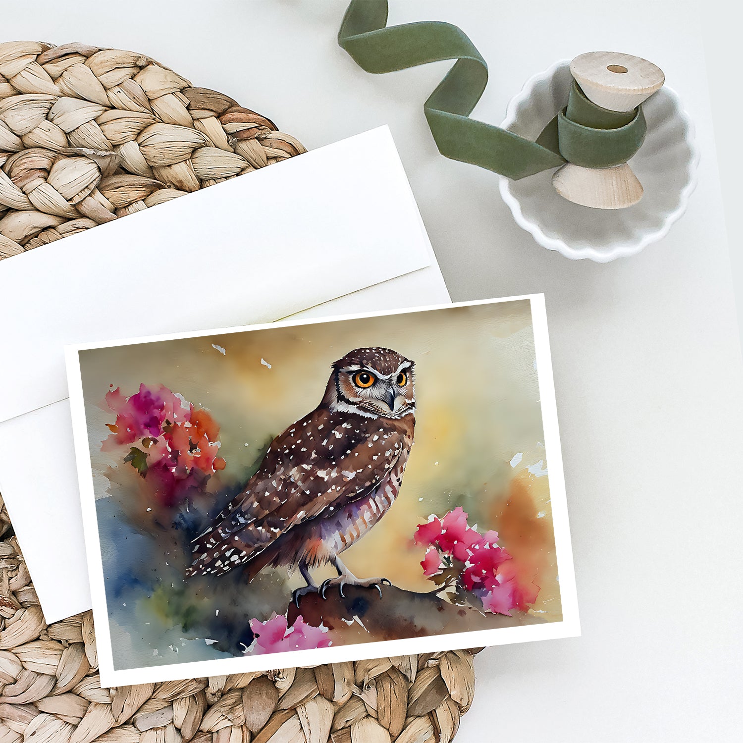 Burrowing Owl Greeting Cards Pack of 8