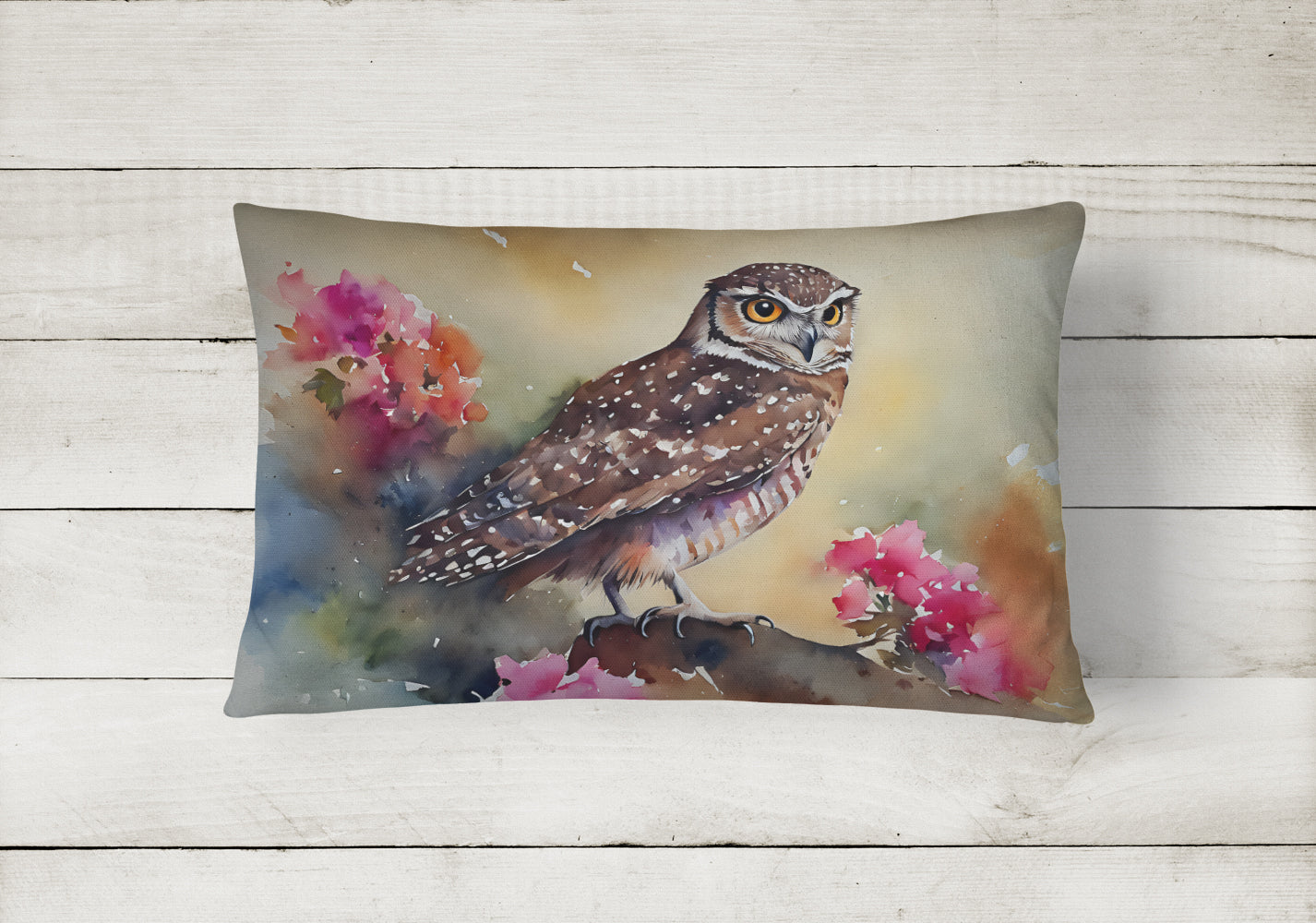 Burrowing Owl Throw Pillow