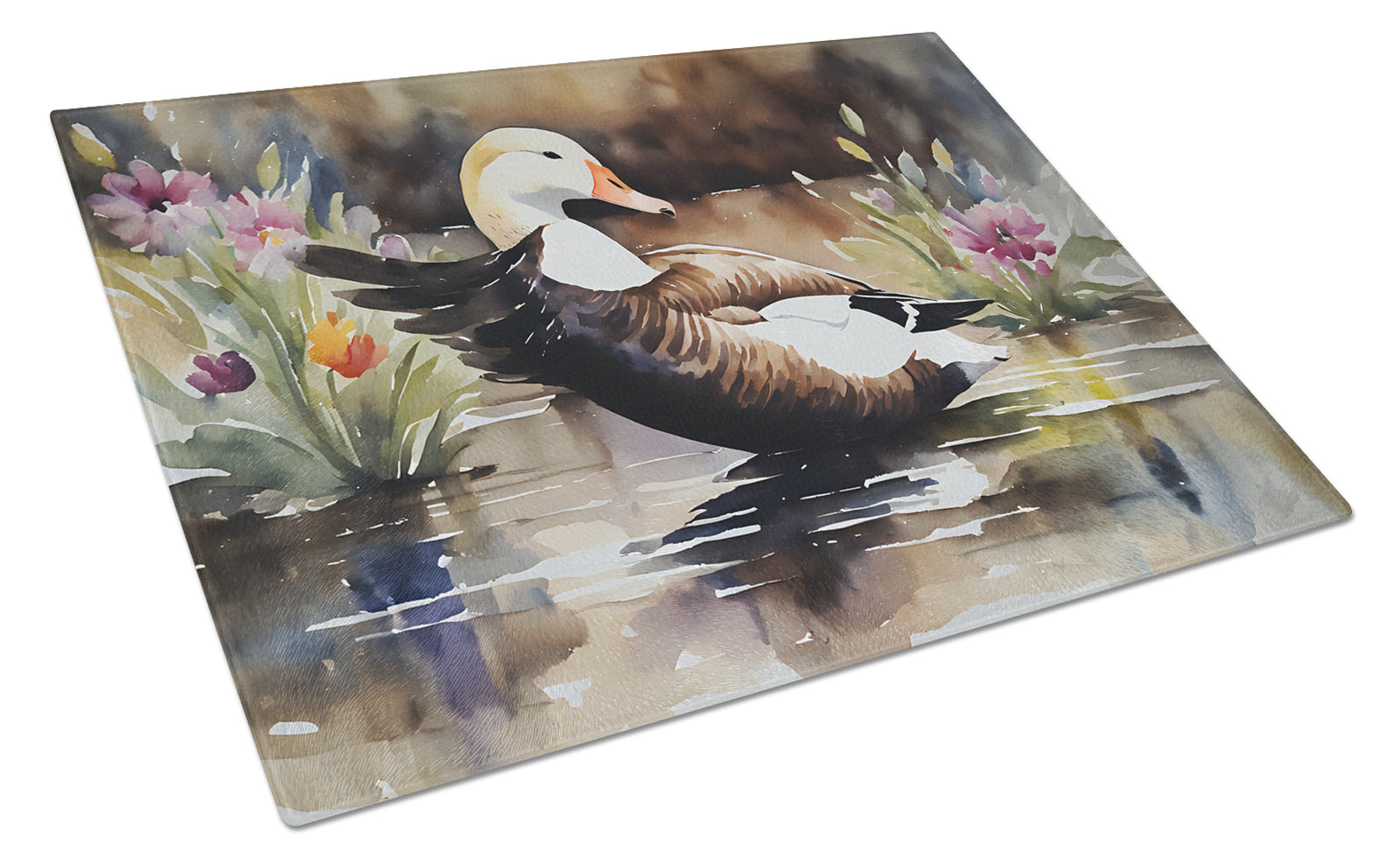 Buy this Common Eider Duck Glass Cutting Board