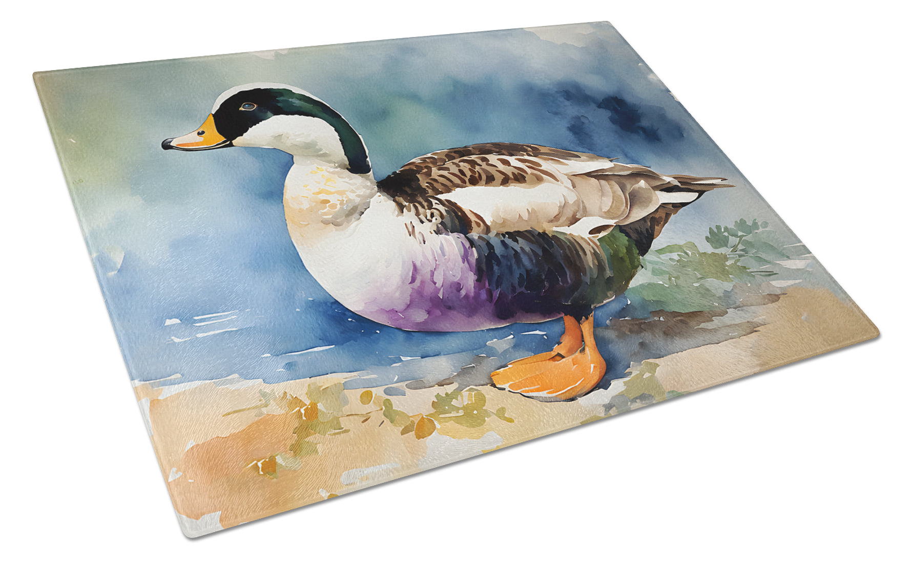 Buy this Common Eider Duck Glass Cutting Board