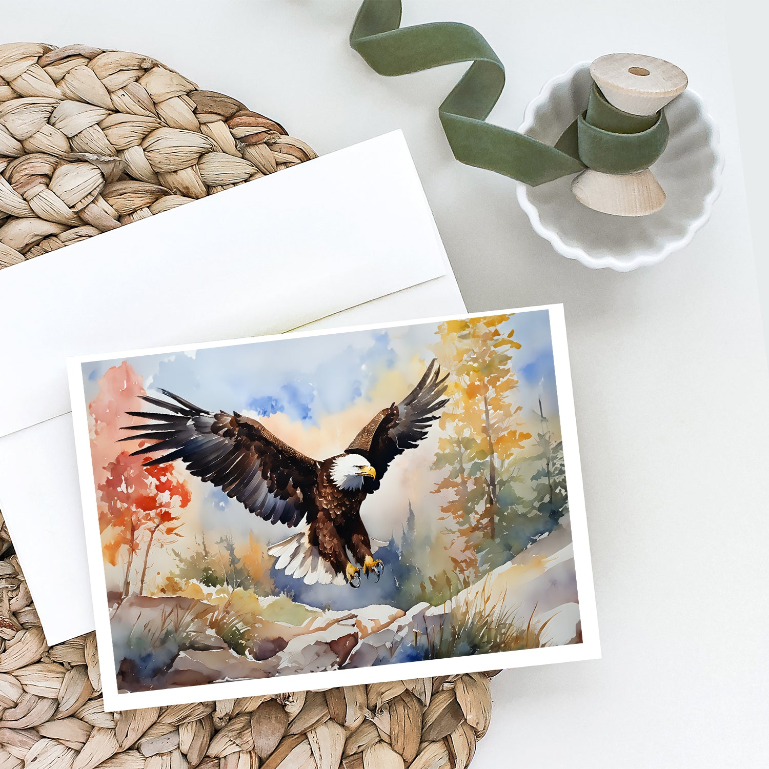 Buy this Eagle Greeting Cards Pack of 8