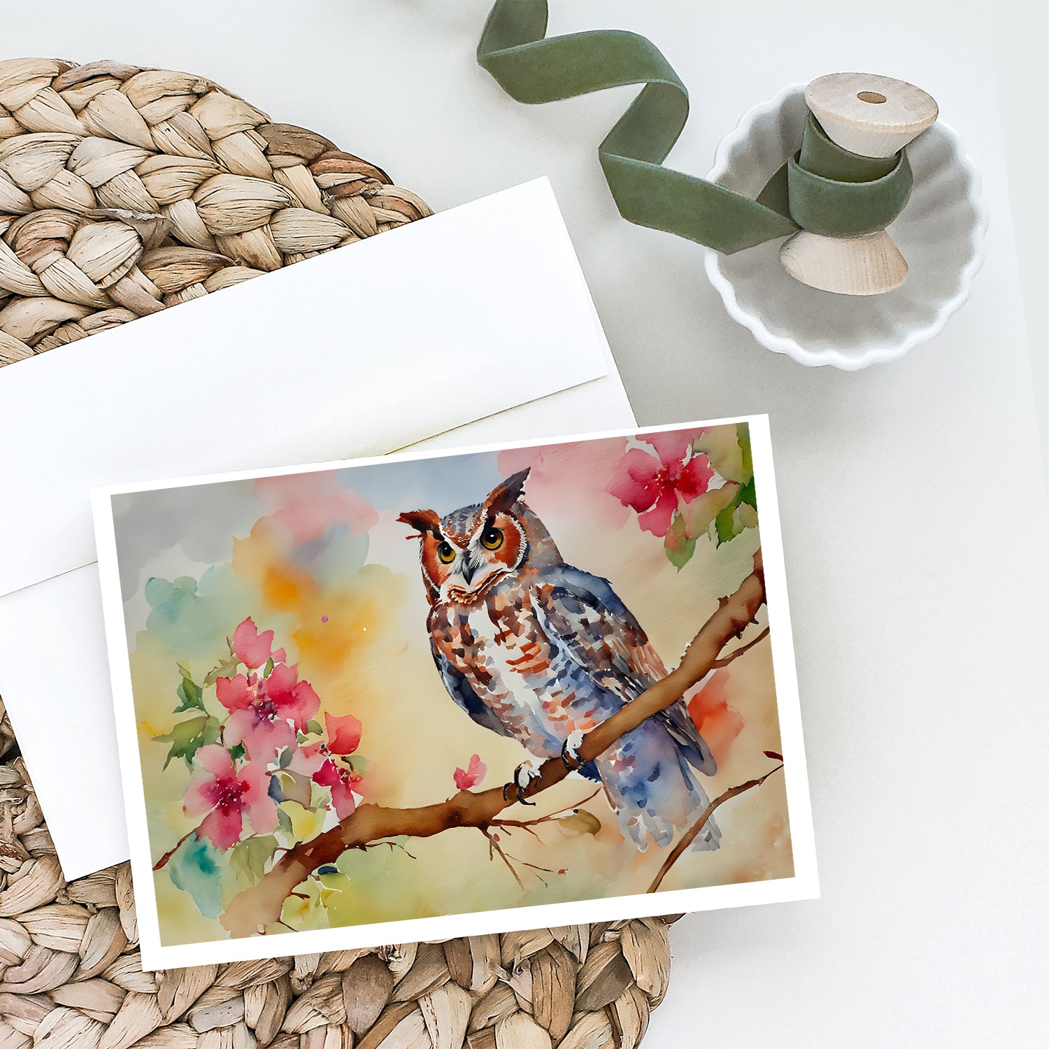 Buy this Eastern Screech Owl Greeting Cards Pack of 8