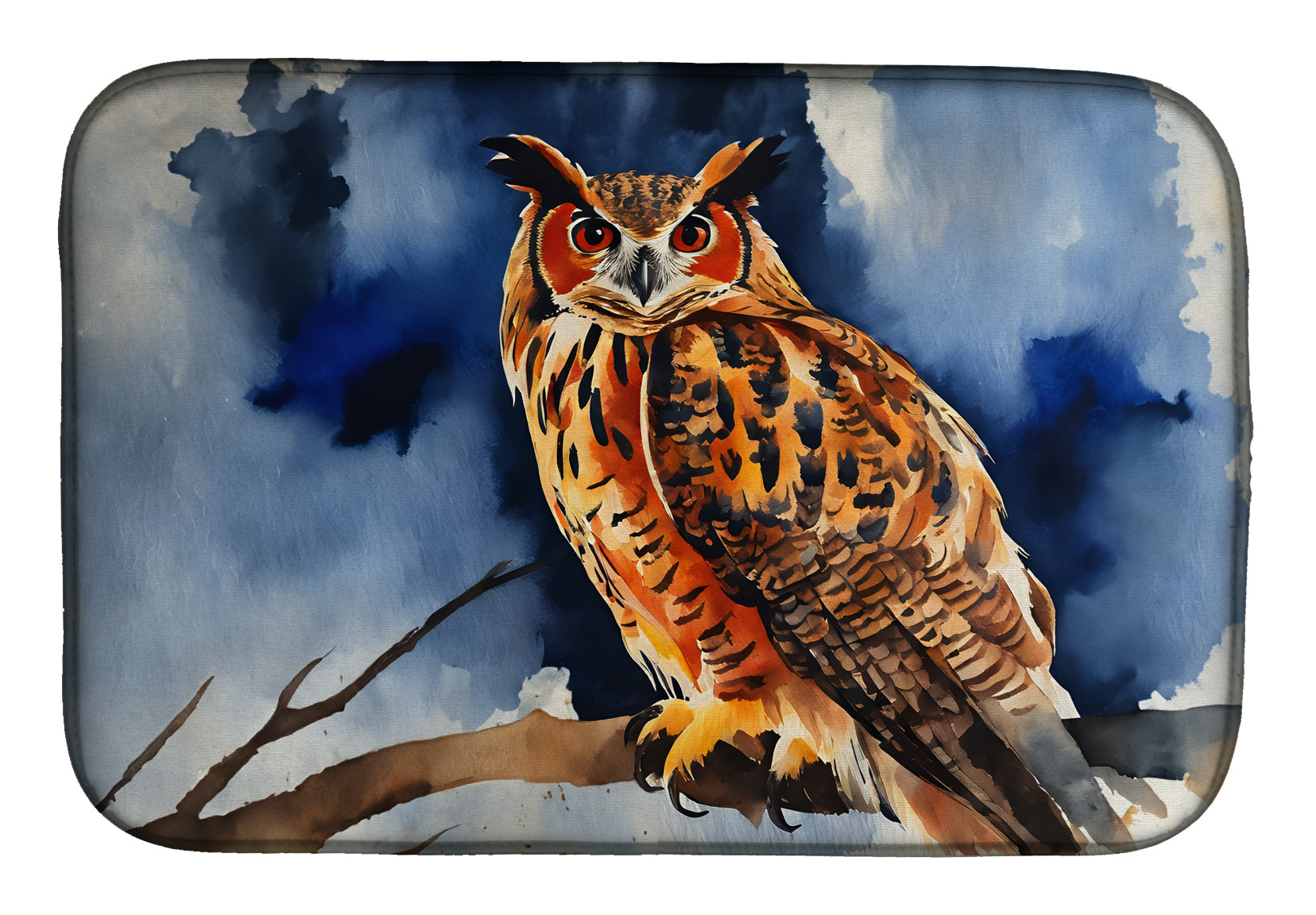 Buy this Eurasian Eagle Owl Dish Drying Mat