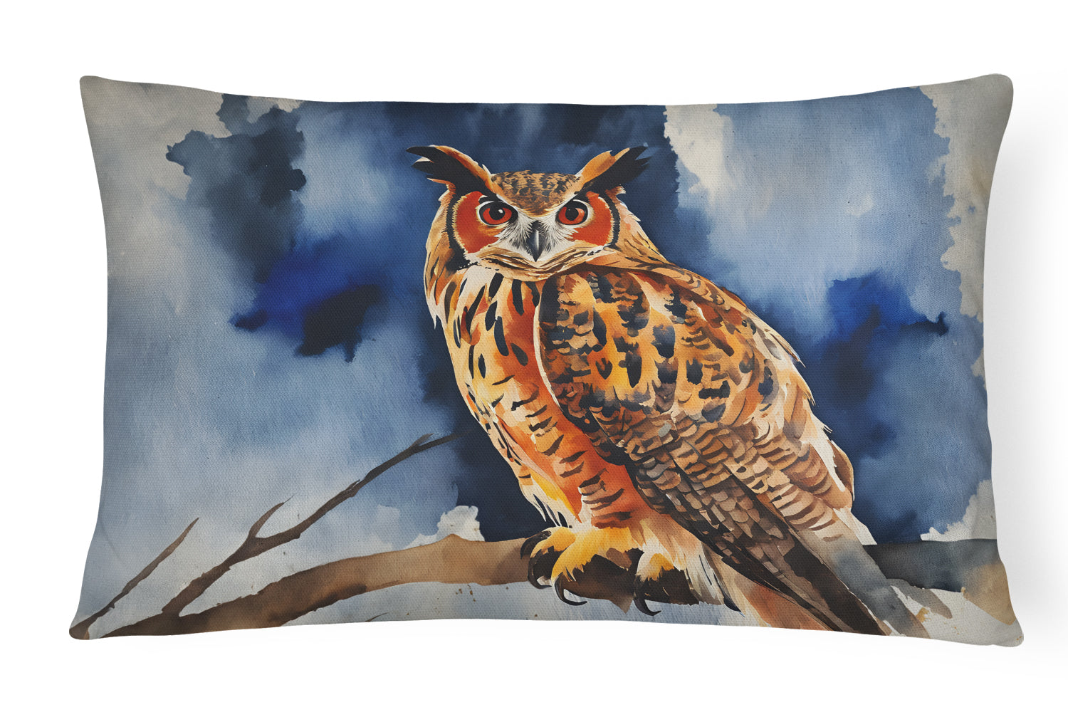 Buy this Eurasian Eagle Owl Throw Pillow