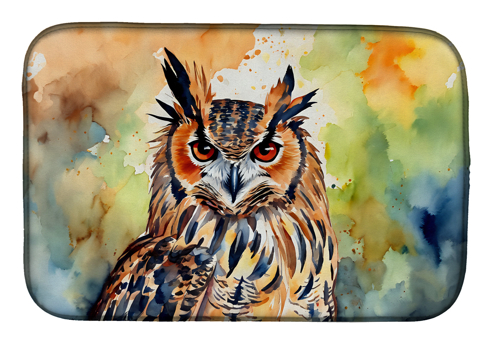 Buy this Eurasian Eagle Owl Dish Drying Mat