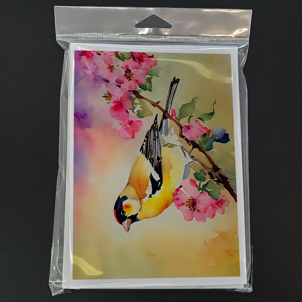 Goldfinch Greeting Cards Pack of 8