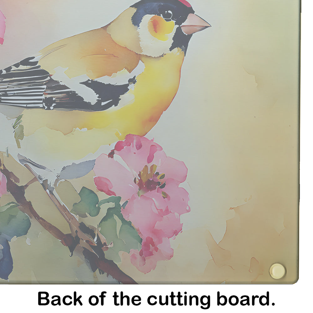 Goldfinch Glass Cutting Board