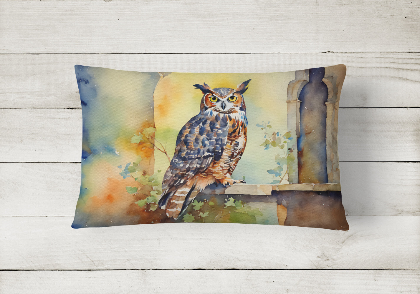 Buy this Great Horned Owl Throw Pillow
