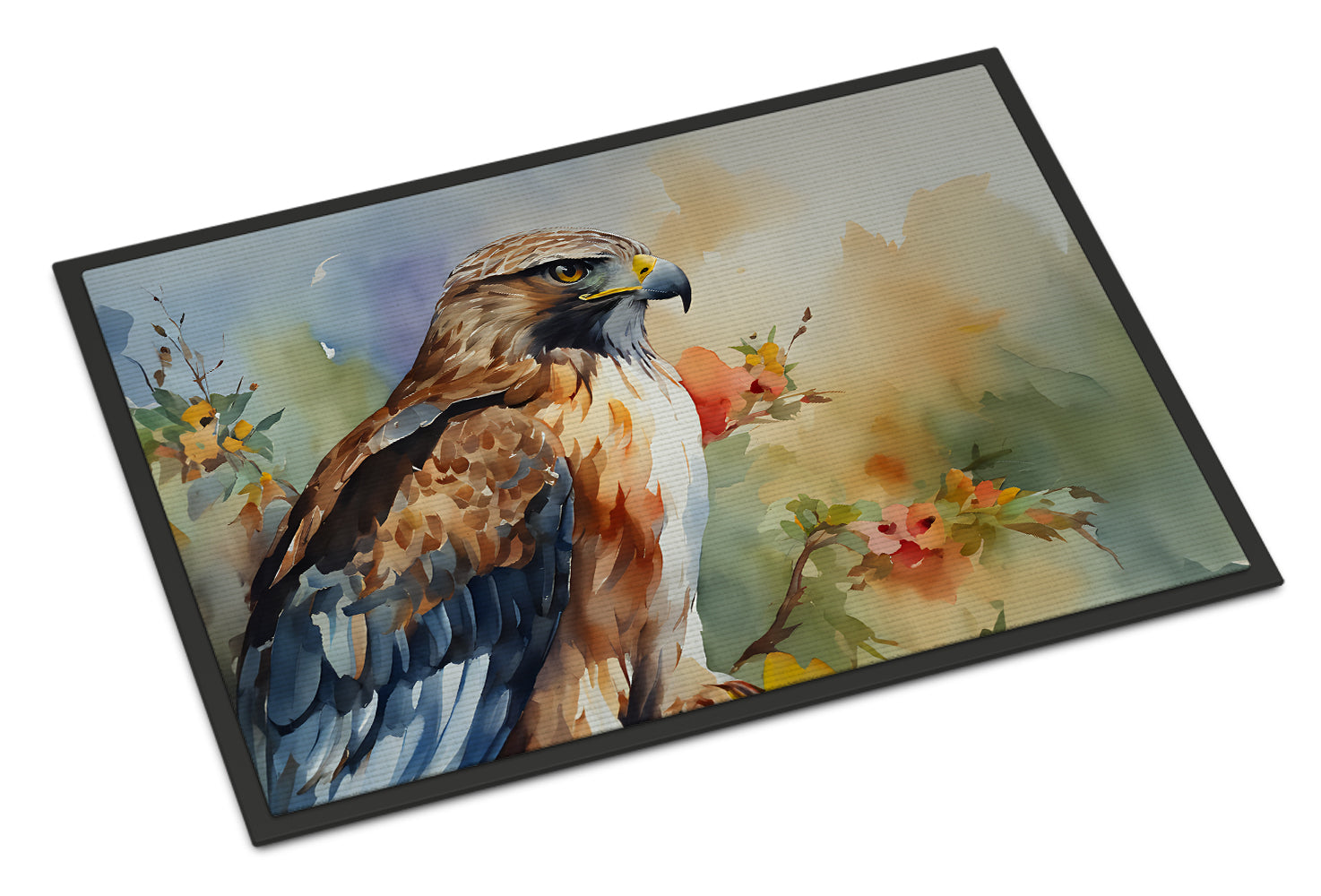 Caroline's Treasures Hawk Doormat - 18X27 Indoor / Outdoor Rug | Made in USA