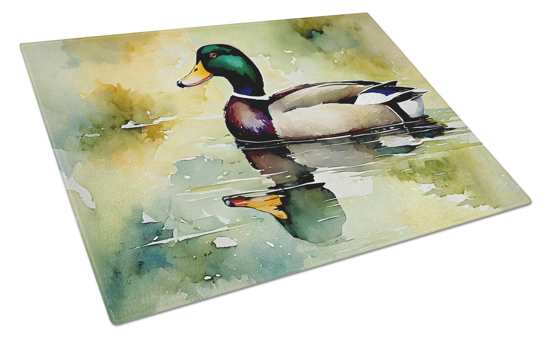 Caroline's Treasures Mallard Glass Cutting Boards – Durable, Decorative Kitchen Art