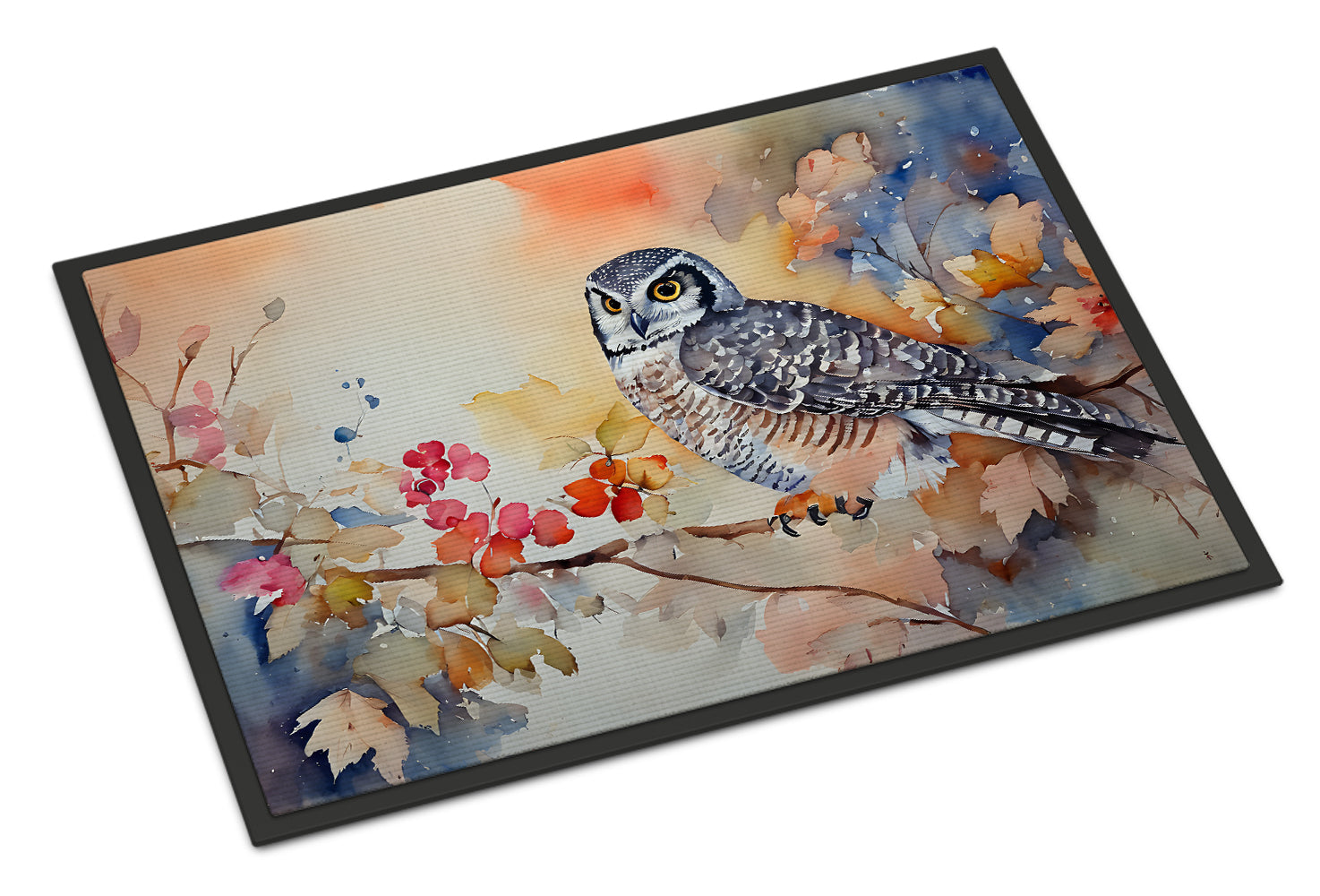 Buy this Northern Hawk Owl Doormat