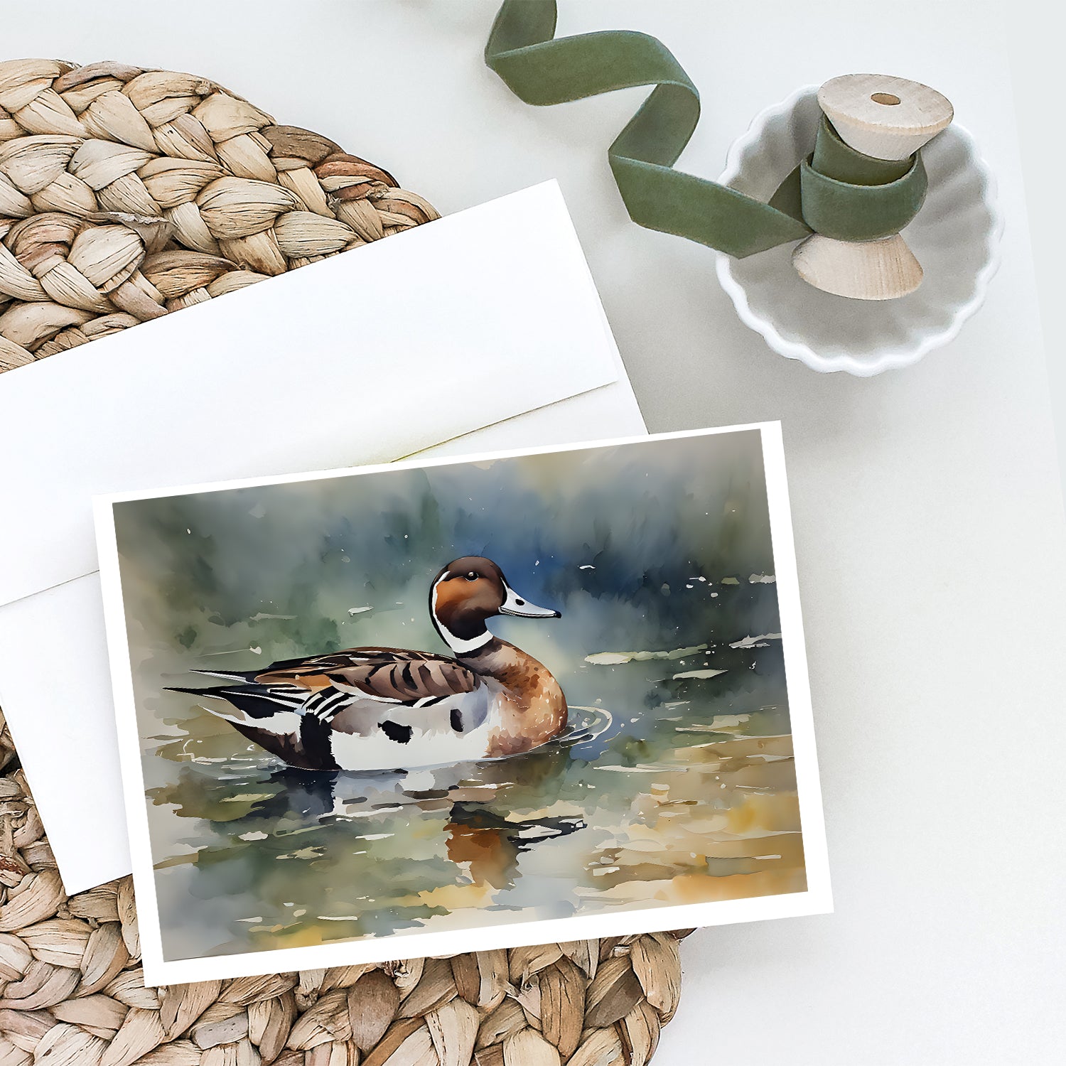 Northern Pintail Greeting Cards Pack of 8