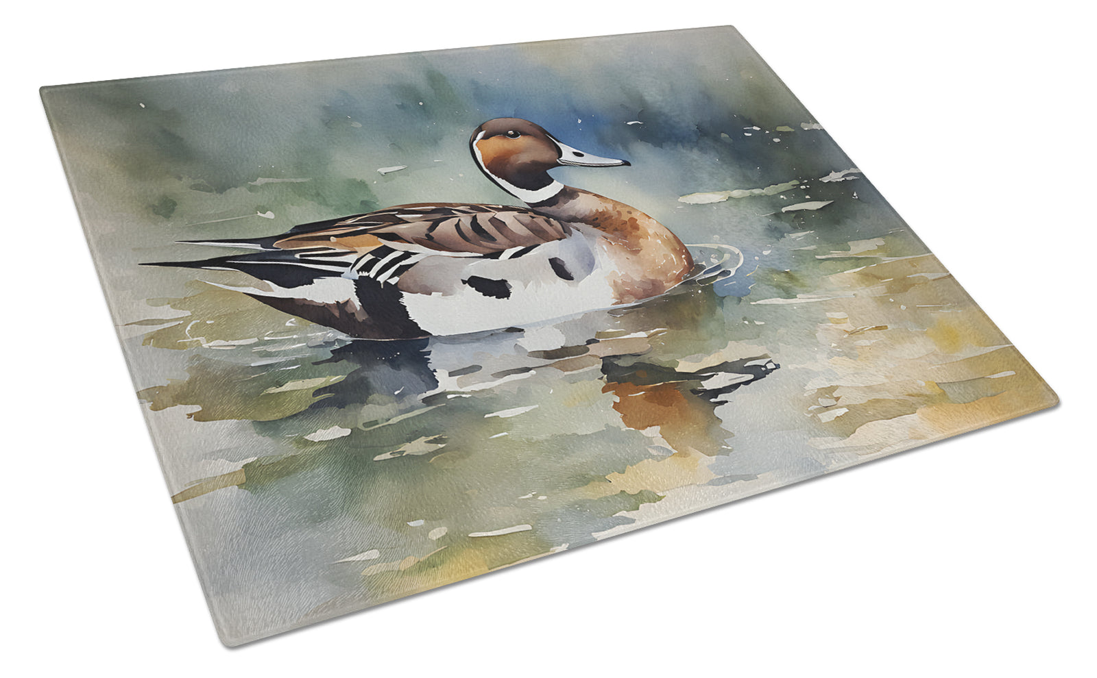 Buy this Northern Pintail Glass Cutting Board