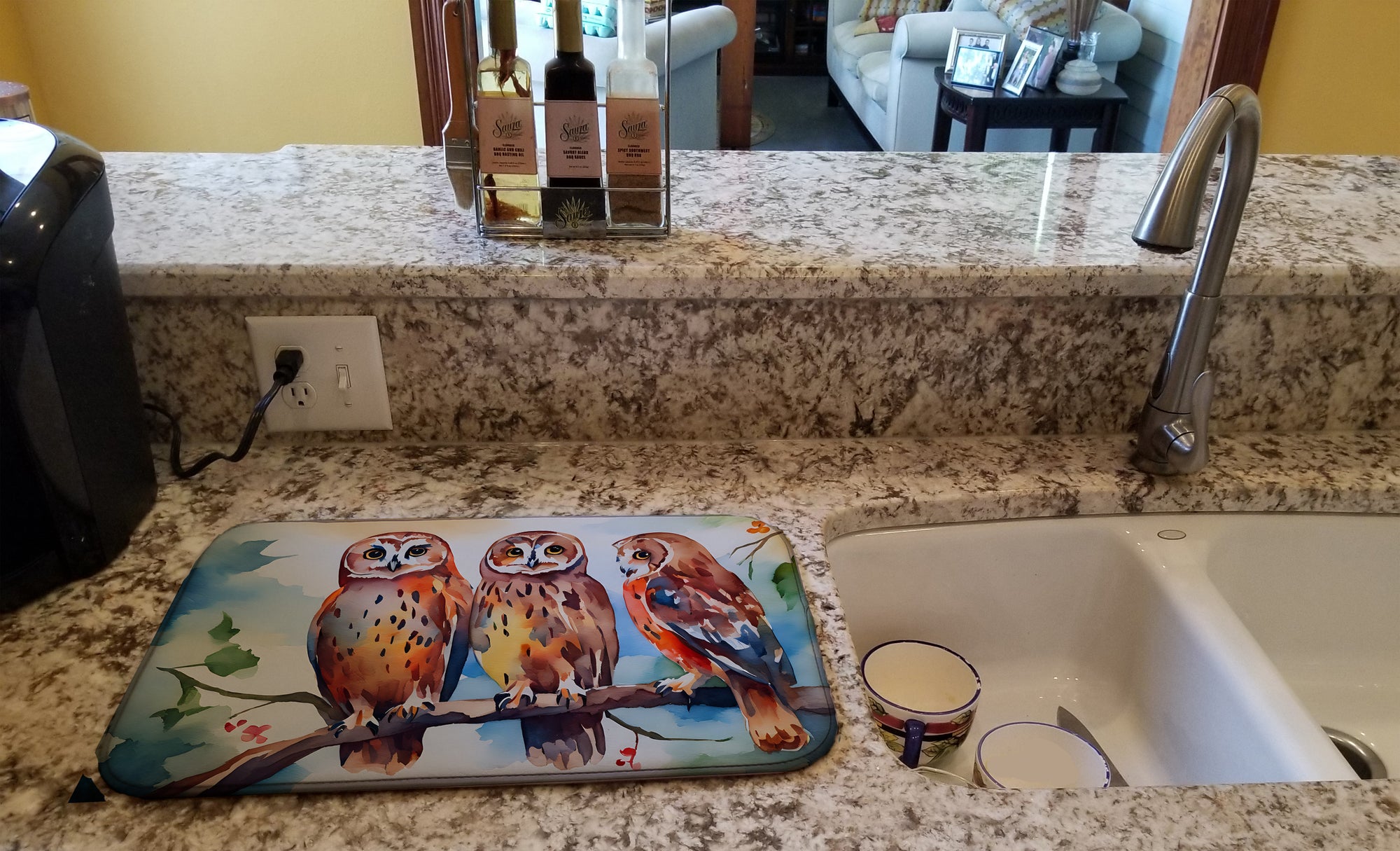 Buy this Owls Dish Drying Mat