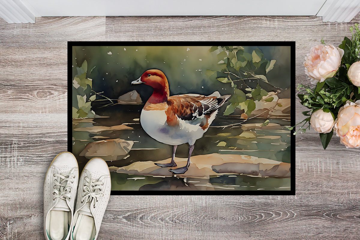 Caroline's Treasures Redhead Duck Doormat - 18X27 Indoor / Outdoor Rug | Made in USA