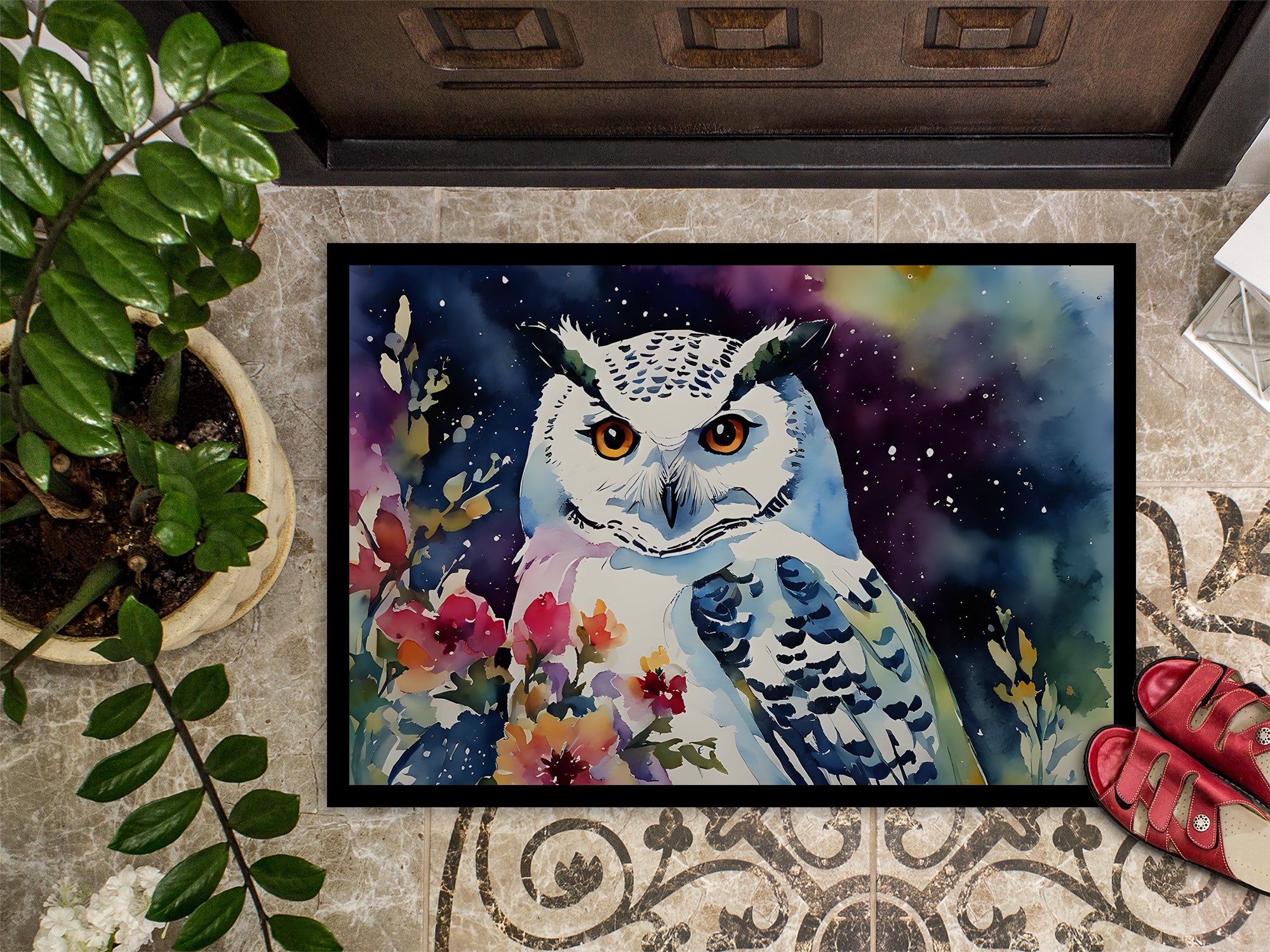 Snowy Owl Doormat