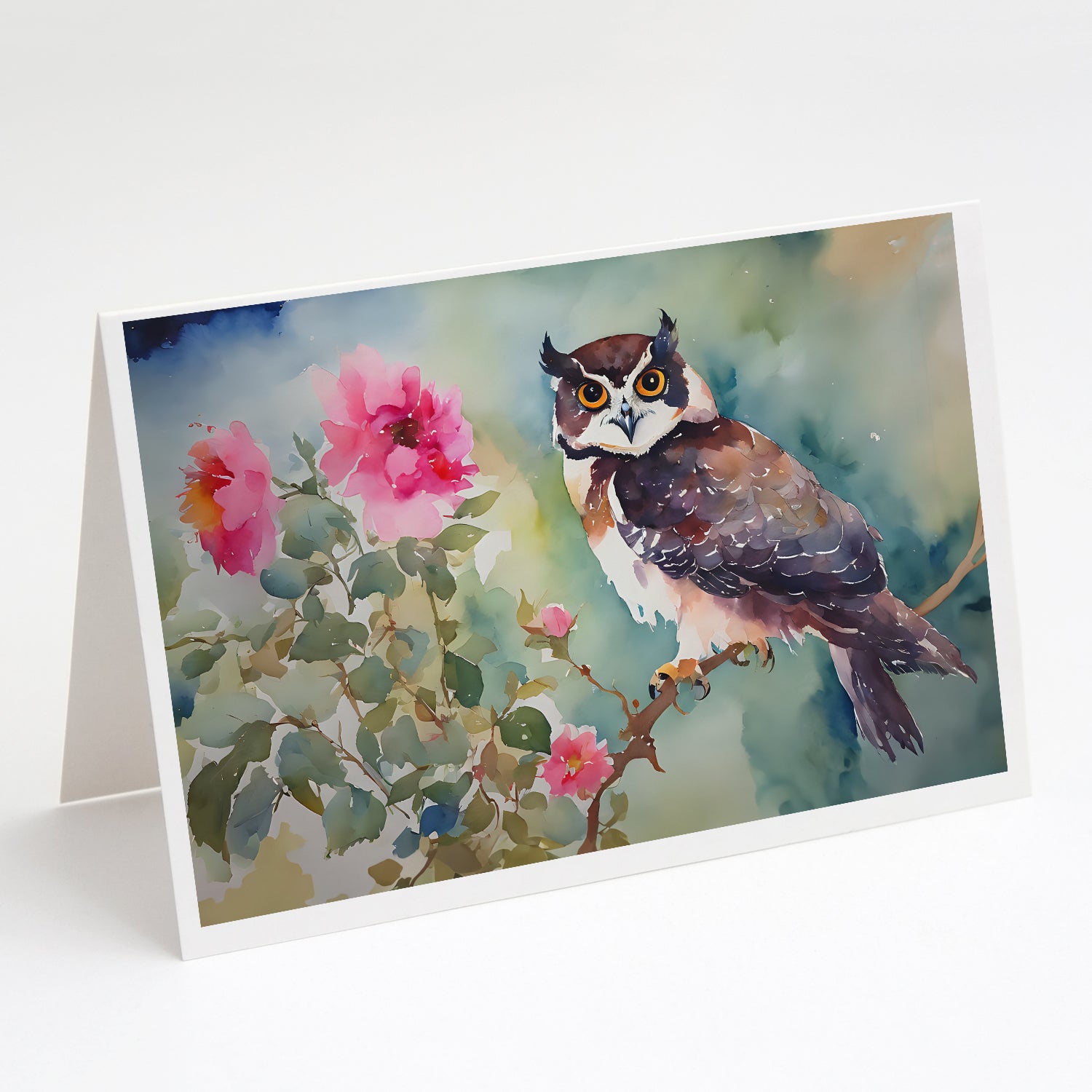Buy this Spectacled Owl Greeting Cards Pack of 8
