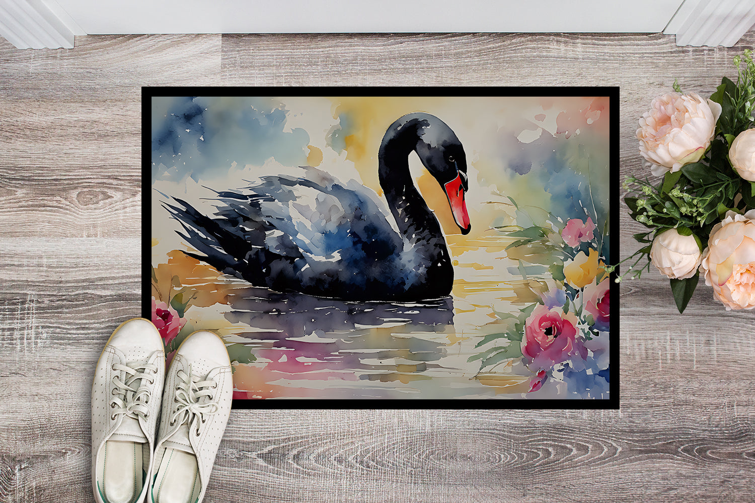 Buy this Black Swan Doormat