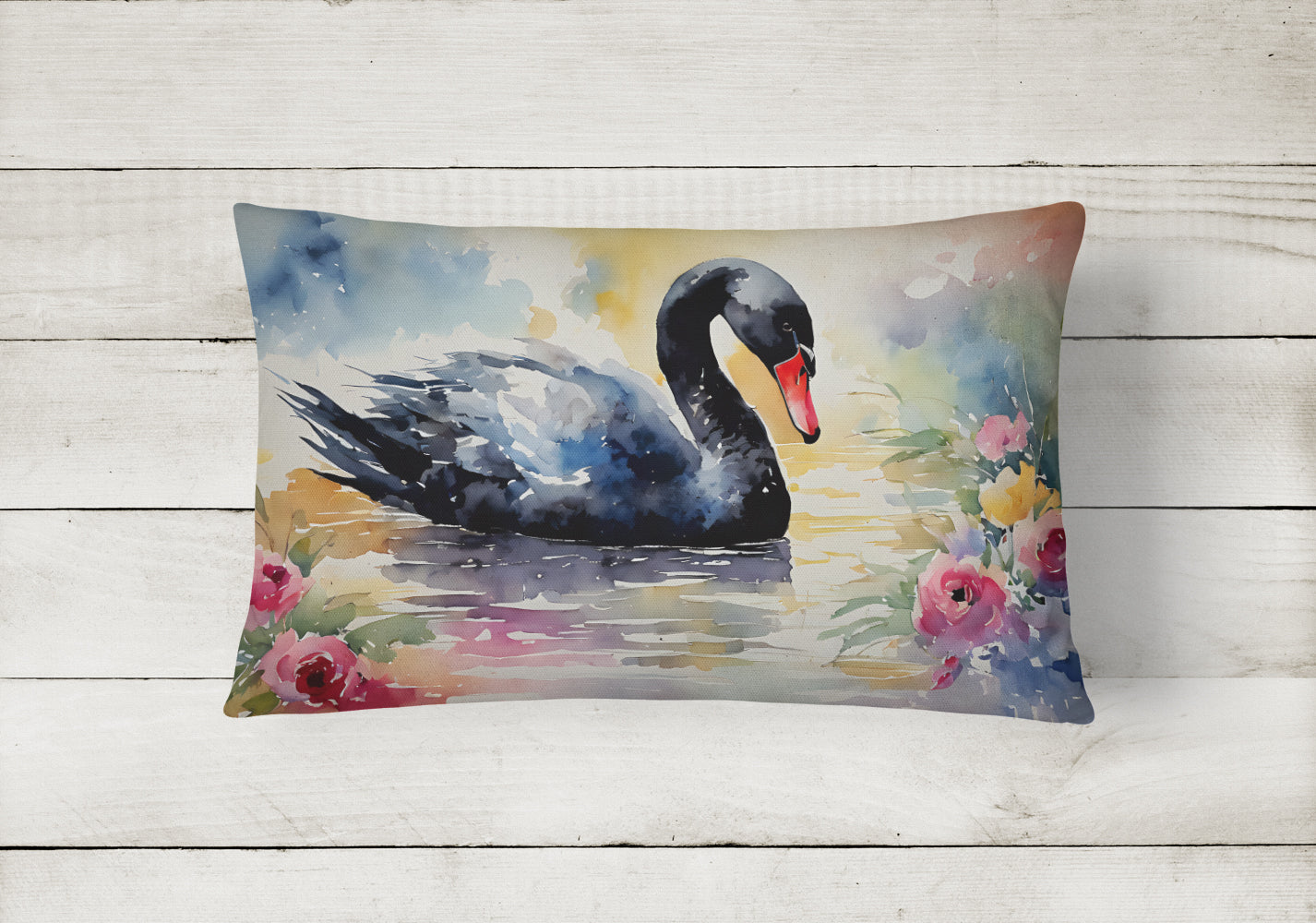 Black Swan Throw Pillow