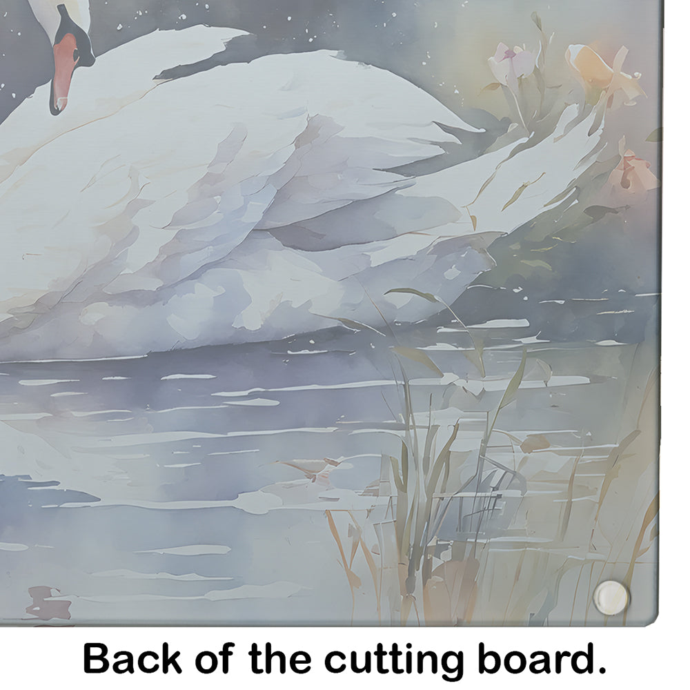 Swan Glass Cutting Board