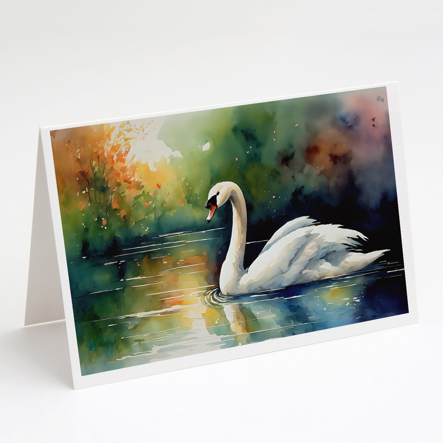 Buy this Swan Greeting Cards Pack of 8