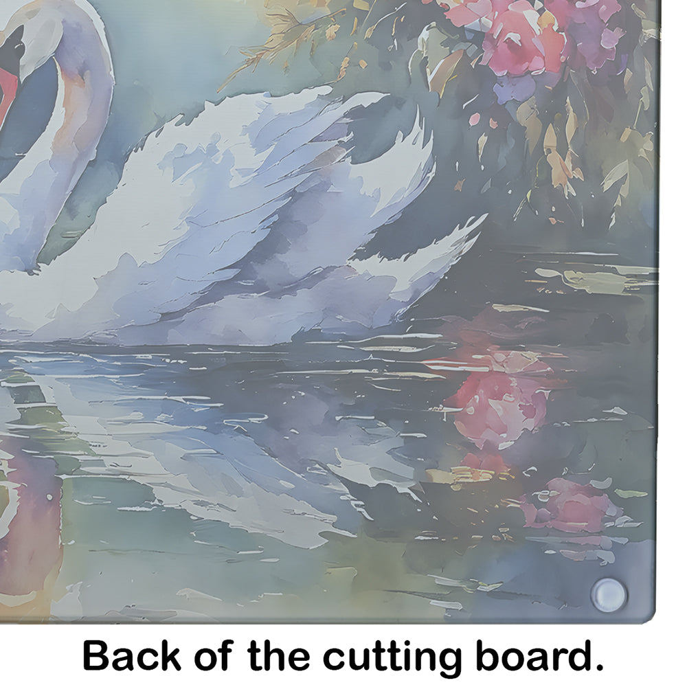 Swan Glass Cutting Board