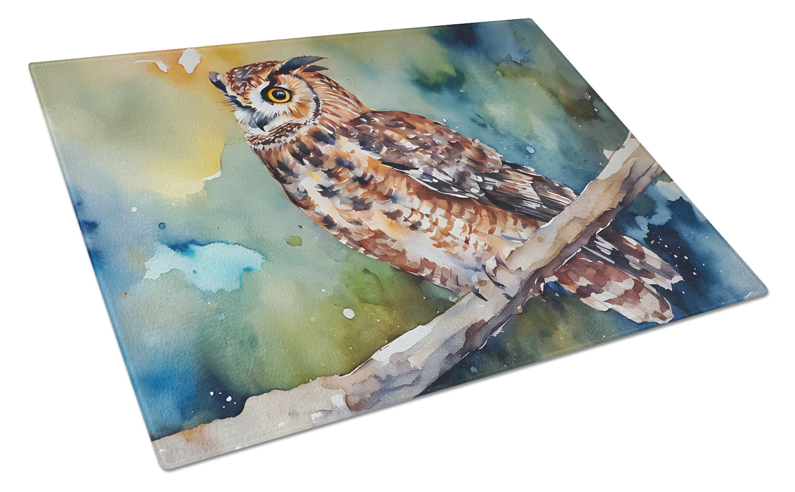 Buy this Tawny Owl Glass Cutting Board
