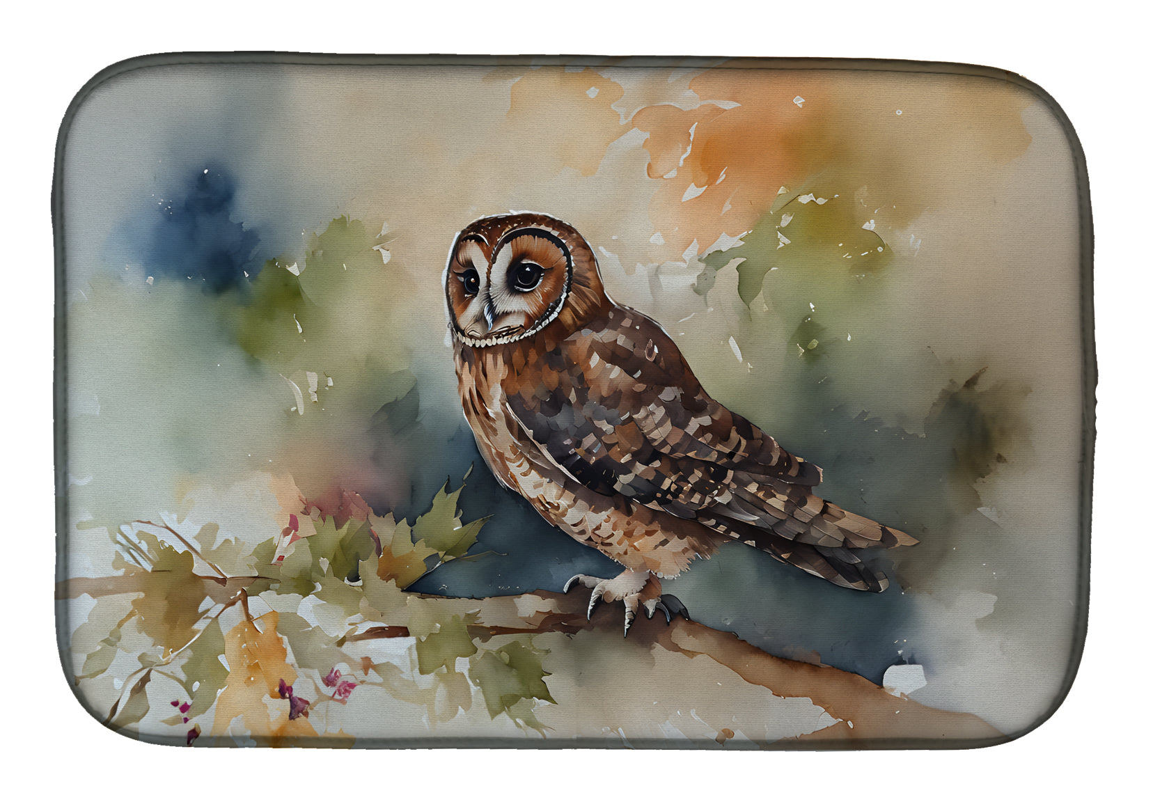 Buy this Tawny Owl Dish Drying Mat