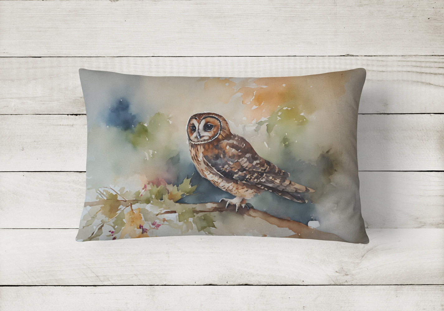 Tawny Owl Throw Pillow