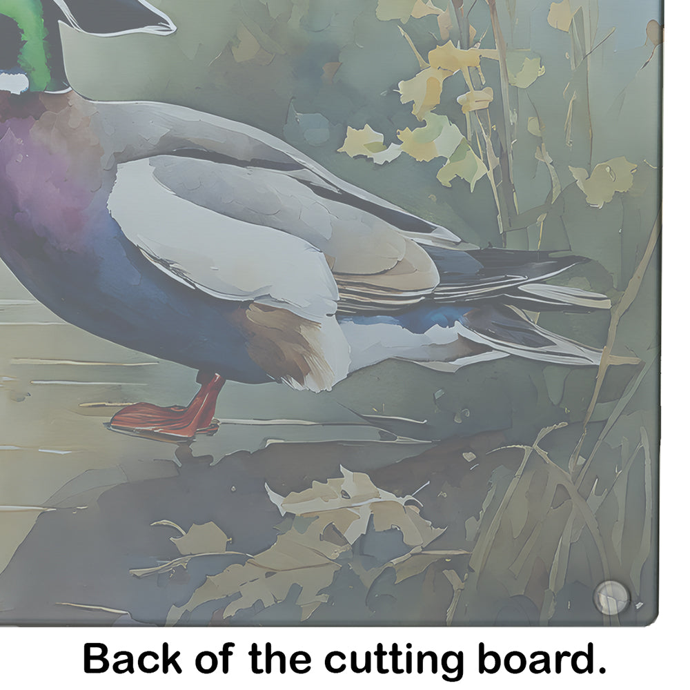 Wood Duck Glass Cutting Board