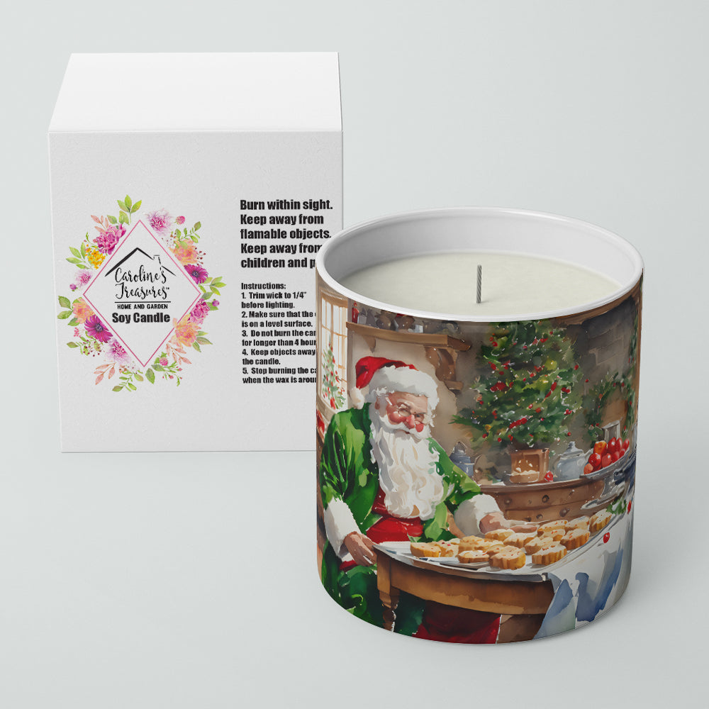 Buy this Cookies with Santa Claus Father Christmas Decorative Soy Candle