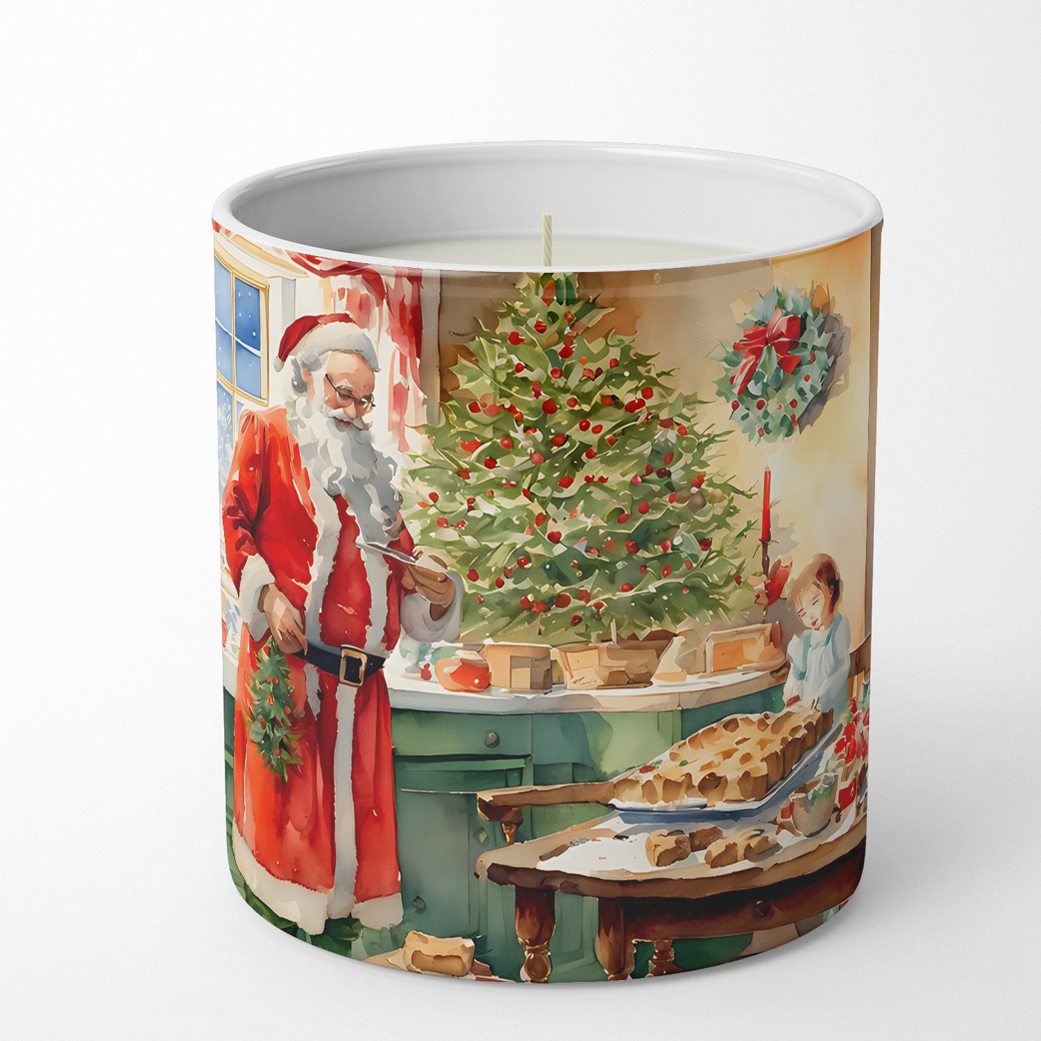 Buy this Cookies with Santa Claus Papa Noel Decorative Soy Candle