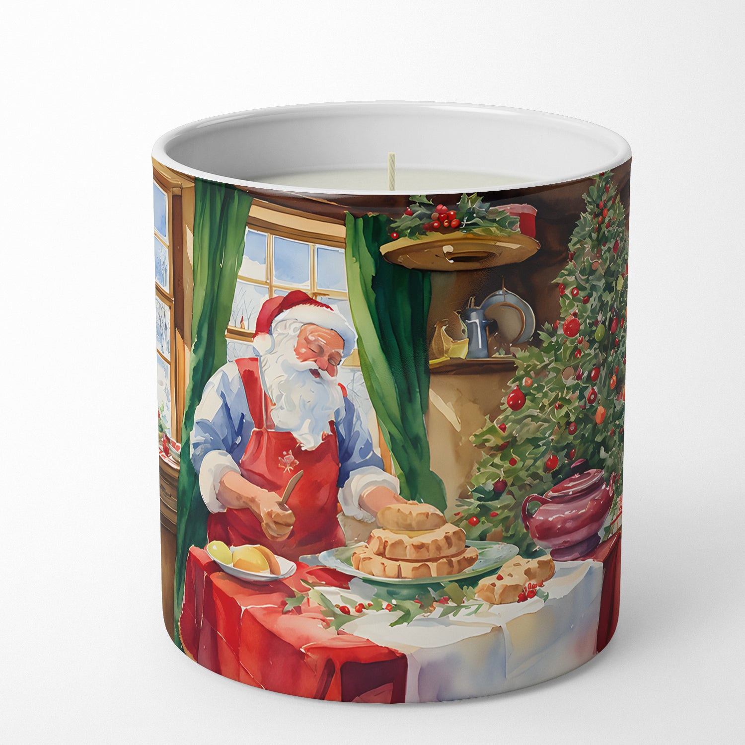 Buy this Cookies with Santa Claus Papa Noel Decorative Soy Candle
