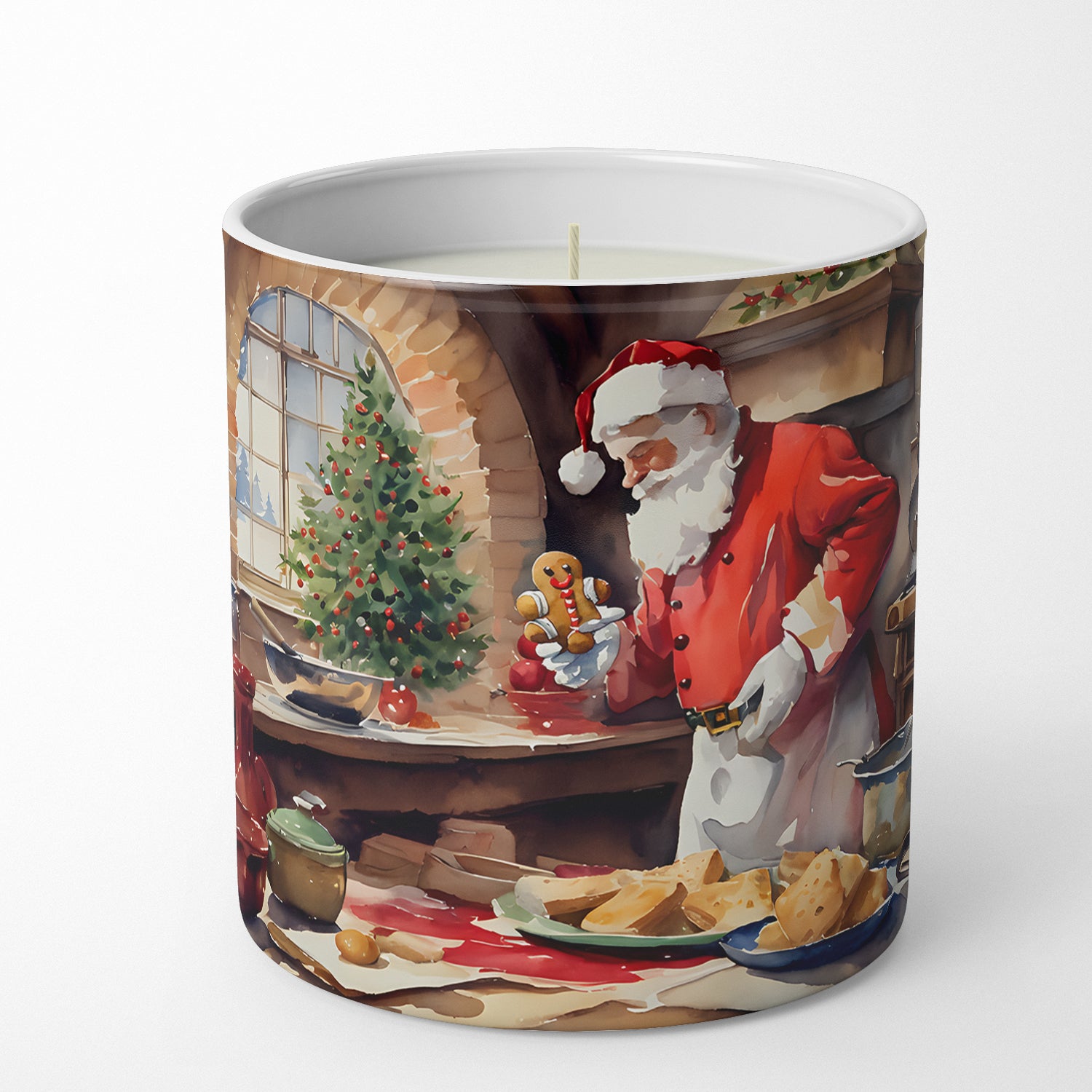Buy this Cookies with Santa Claus Decorative Soy Candle